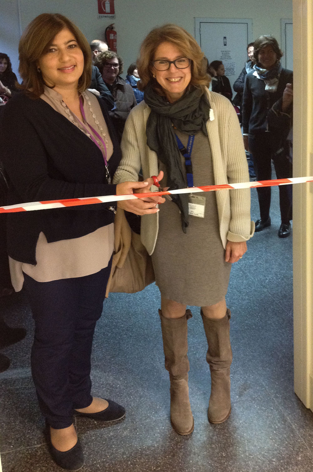 momento inaugurazione aule speciali Liceo Aristofane