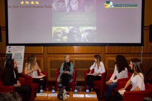 Jane Goodall incontra alunni Aristofane