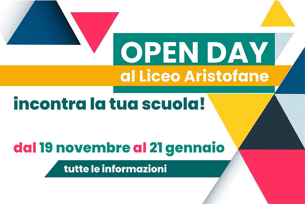 open day al Liceo Aristofane 2022-2023
